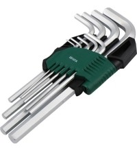 L-tipo šešiakampių vidutinių, raktų rinkinys 9vnt. (1.5-10)