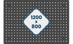 Suvirinimo stalas DIY 1200x800 mm