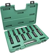 Prailgintų smūginių galvučių rinkinys 1/2 (10-24mm)(13vnt) (plonasienės)