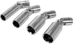 3/8" Dr. Spark plug socket with joint set 5pcs