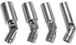 3/8" Dr. Spark plug socket with joint set 5pcs