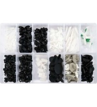 Plastic Push-Type Clip Assortment (255pcs) VW