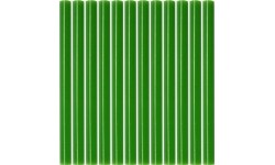 Hot glue stick set (green) (12pcs) 7.2x100mm