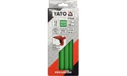 Hot glue stick set (green) (12pcs) 7.2x100mm