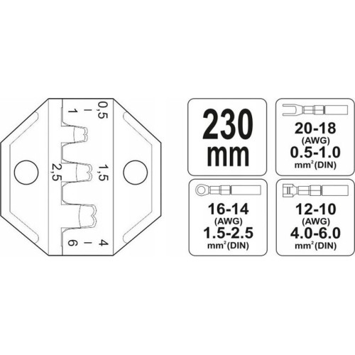 Ratchet crimping pliers