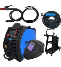 Pusautomačio KOMPLEKTAS SHERMAN DIGIMIG 220 LCD su skydeliu E3 ir vežimėliu MIG