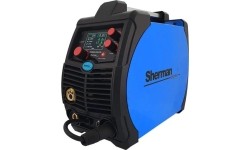 Pusautomačio KOMPLEKTAS SHERMAN DIGIMIG 220 LCD su skydeliu E3 ir vežimėliu MIG