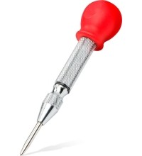 Adjustable center punch 3x125mm with plastic handle