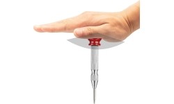 Centro žymeklis automatinis (plastikine rankena) 3x125mm