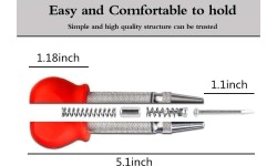 Centro žymeklis automatinis (plastikine rankena) 3x125mm