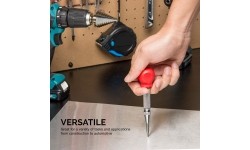 Centro žymeklis automatinis (plastikine rankena) 3x125mm