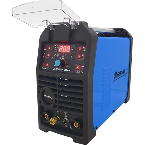 Sherman DIGITIG 214 CLEAN inverter welding machine with weld cleaning function