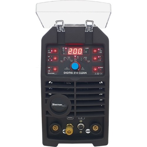 Sherman DIGITIG 214 CLEAN inverter welding machine with weld cleaning function