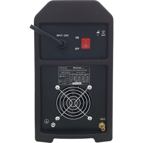 Sherman DIGITIG 214 CLEAN inverter welding machine with weld cleaning function