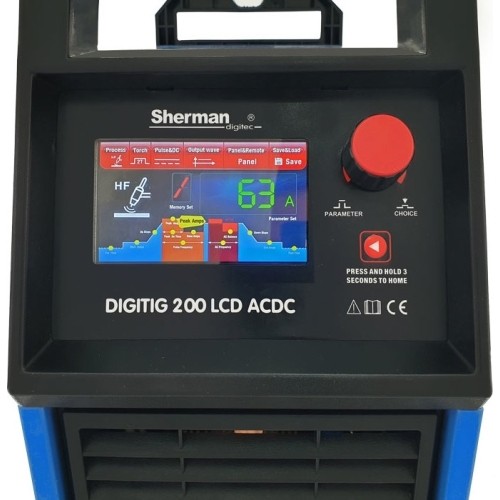 Inverterinis suvirinimo aparatas DIGITIG 200 LCD AC/DC
