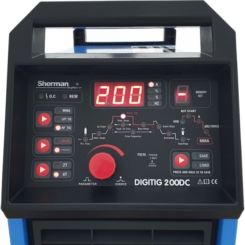 Inverter welder Sherman DIGITIG 200DC