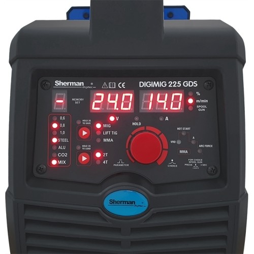 Inverter welder Sherman DIGIMIG 225GDS
