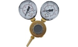 Mini CO₂/Argon reducer with two pressure gauges