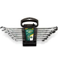 Combination ratcheting wrenches set 7pcs (8-19mm) 120XP