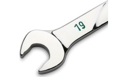 Kombinuotų raktų su terkšle rinkinys 7vnt. (8-19mm) 120XP