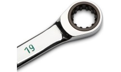 Kombinuotų raktų su terkšle rinkinys 7vnt. (8-19mm) 120XP