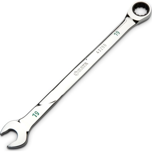 Kombinuotų raktų su terkšle rinkinys 7vnt. (8-19mm) 120XP