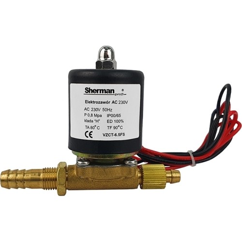 Elektromagnetinis vožtuvas VZCT 6.5FS - Vienfazis ( AC 230 V)