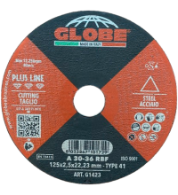 Cutting disc Globe 125x22.2 steel - 2.5mm