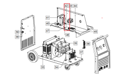 Kondensatorius - atsarginė dalis (skirta: POWERTEC 305S Lincoln Electric)