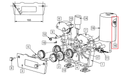 Padavimo variklio šepetėliai Powertec PRO Elvi 90W 42W, Lincoln Electric
