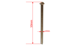 Smeigės 2.5x50mm, pakuotė (100vnt)