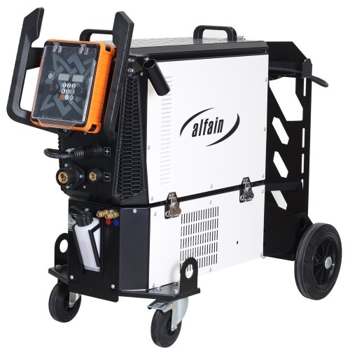 Suvirinimo aparatas Svarog 320 HD PULSE WL su vandens aušintuvu, važiuokle (tinka aliuminiui)