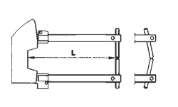 Tecna svirčių pora 7404, L500mm d10mm 1