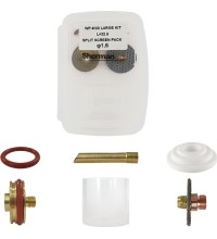 "Pyrex T9/20" didelis trumpas TIG rinkinys - 1,6