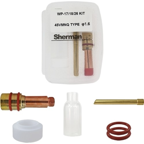 Pyrex T17/18/26 45VMNQ TIG kit - 1,6