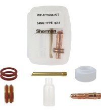 "Pyrex T17/18/26 54NQ" TIG rinkinys - 2,4