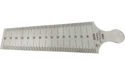 Pleištinės jungties matuoklis SPK-3 suvirinimo siūlėms