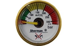 Ar/CO₂ pressure gauge for RBN Mini reducer