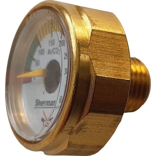 Ar/CO₂ pressure gauge for RBN Mini reducer