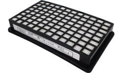 Dust filter for Sherman V4 panel with PAPR