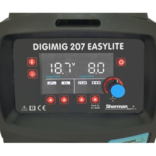 Inverterinis suvirinimo aparatas Sherman DIGIMIG 207 EASYLITE