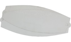 Safety glass for visor, polycarbonate Sherman V5a external
