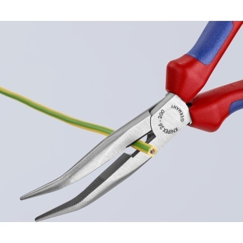 Snipe nose combination bent pliers 200mm KNIPEX