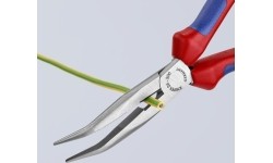 Snipe nose combination bent pliers 200mm KNIPEX