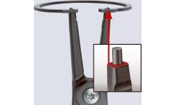 Precision circlip pliers. External 320mm (Ø85-140mm) KNIPEX