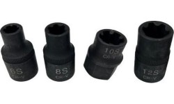 Galvučių rinkinys 1/2" RIBE (6S-12S) 4vnt