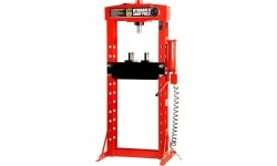 Pneumatic / hydraulic shop press with gauge 30t