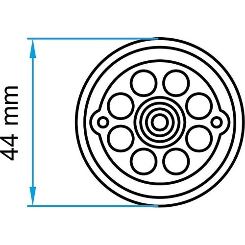 Rubber jack pad 44mm