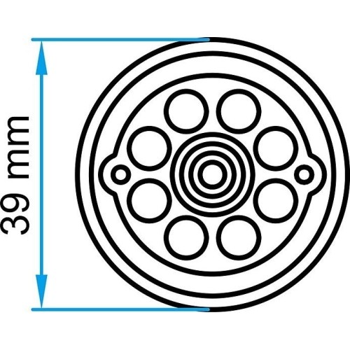 Rubber jack pad 39mm