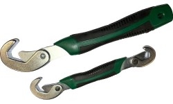 Reguliuojamų užmetamų raktų komplektas (9-32mm)